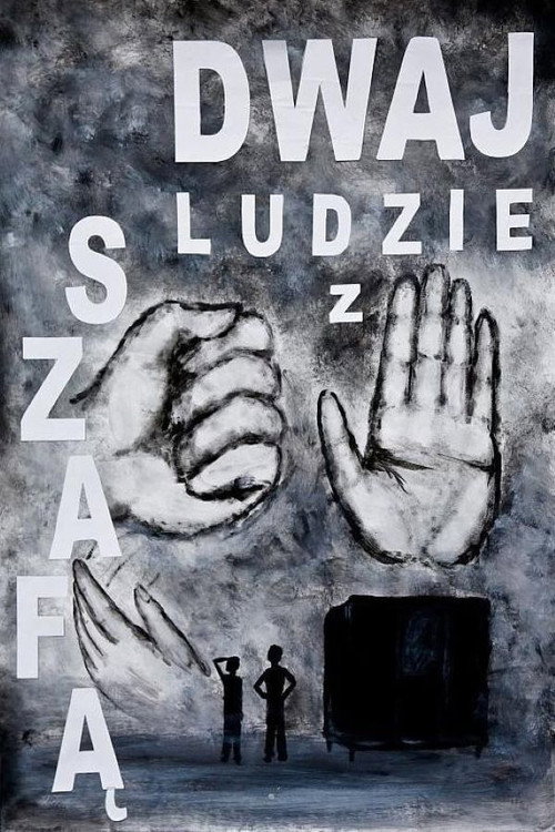 Dwaj ludzie z szafą