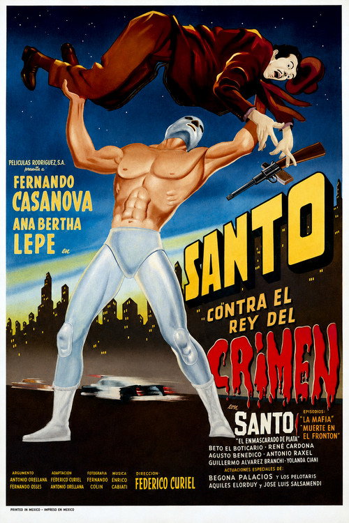 Santo contra el rey del crimen